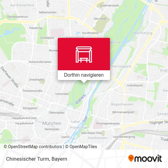 Chinesischer Turm Karte