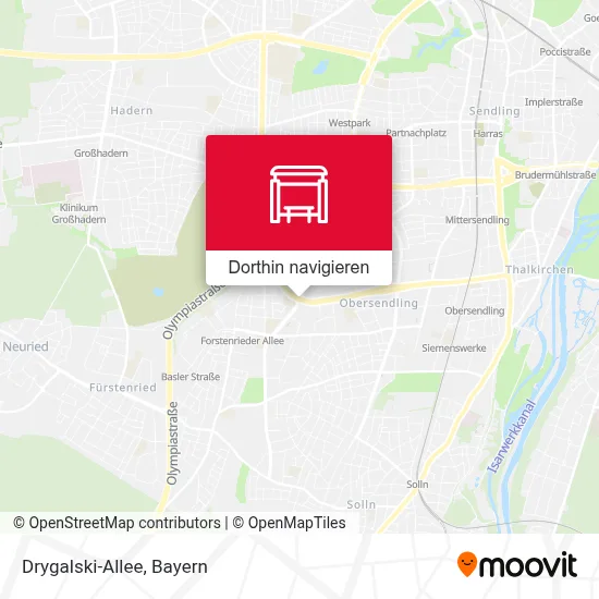 Drygalski-Allee Karte