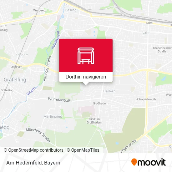 Am Hedernfeld Karte