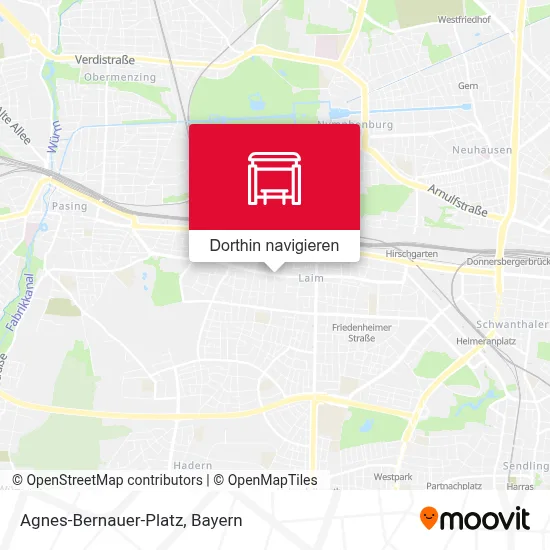 Agnes-Bernauer-Platz Karte