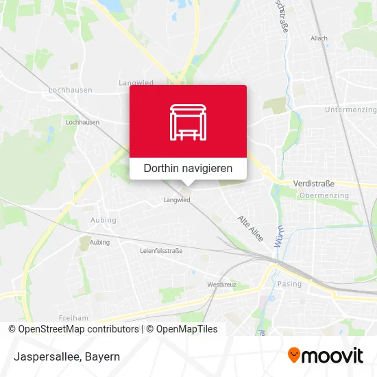 Jaspersallee Karte