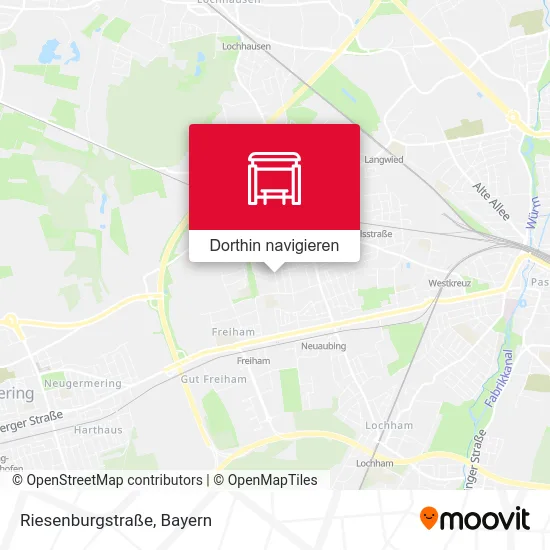 Riesenburgstraße Karte