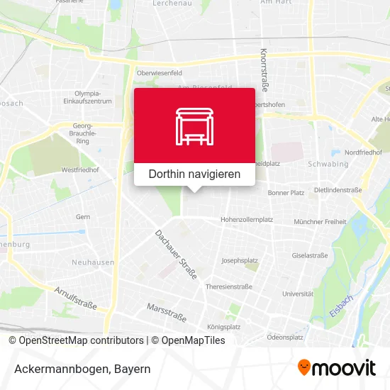 Ackermannbogen Karte