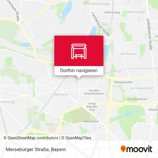 Merseburger Straße Karte