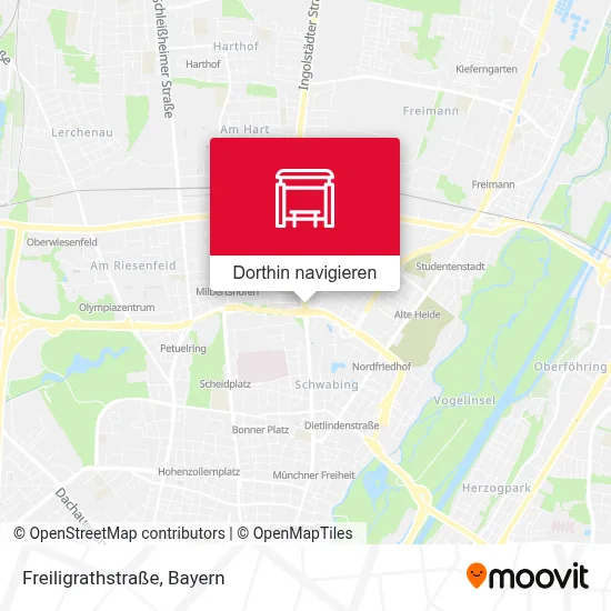 Freiligrathstraße Karte