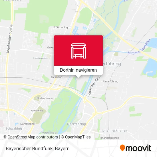 Bayerischer Rundfunk Karte