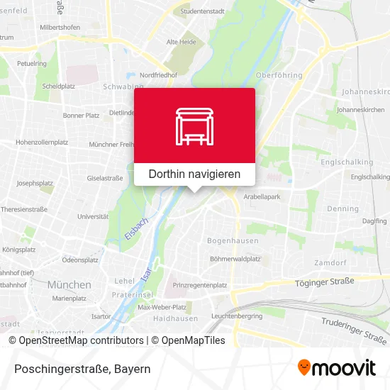 Poschingerstraße Karte