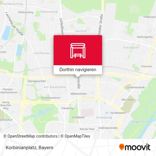 Korbinianplatz Karte