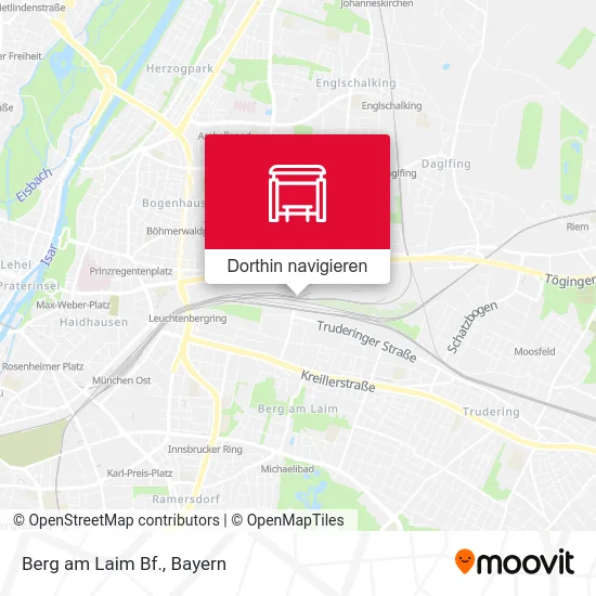 Berg am Laim Bf. Karte