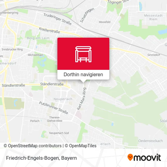 Friedrich-Engels-Bogen Karte