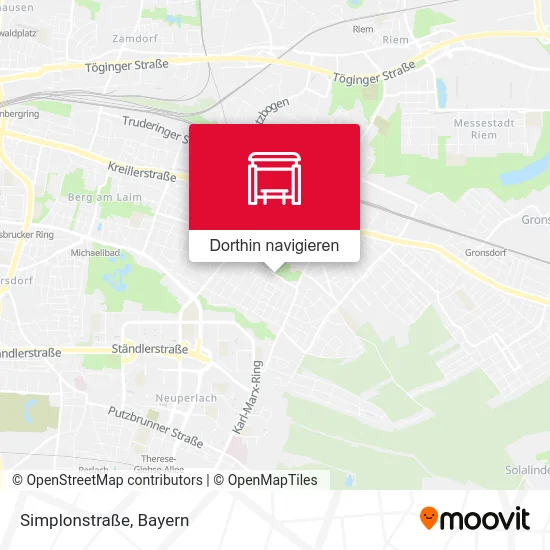 Simplonstraße Karte