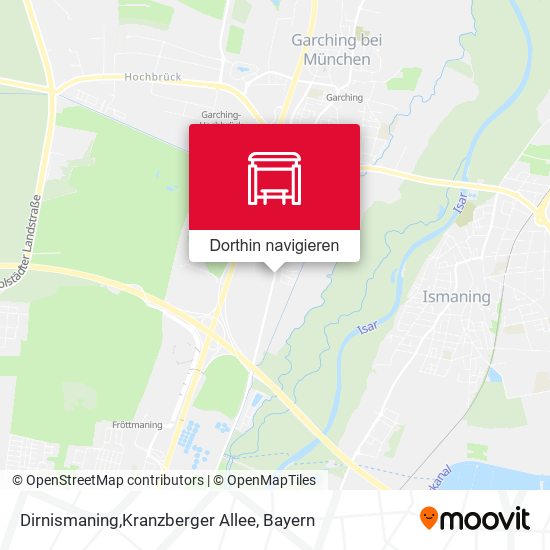 Dirnismaning,Kranzberger Allee Karte