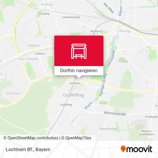 Lochham Bf. Karte
