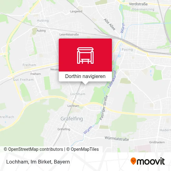 Lochham, Im Birket Karte