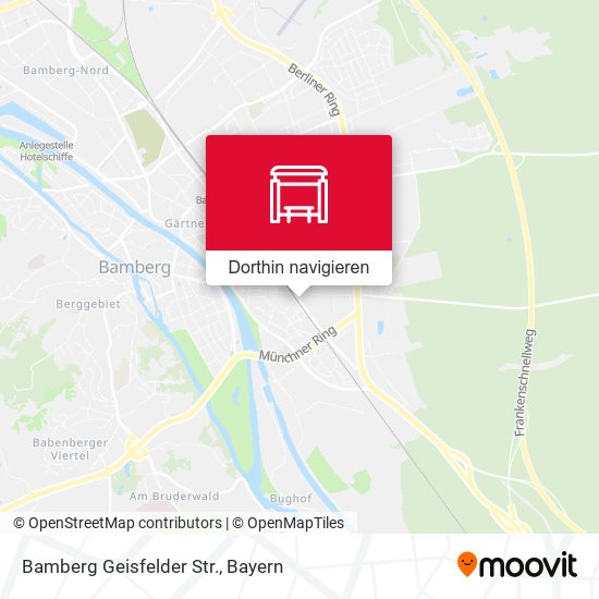 Bamberg Geisfelder Str. Karte