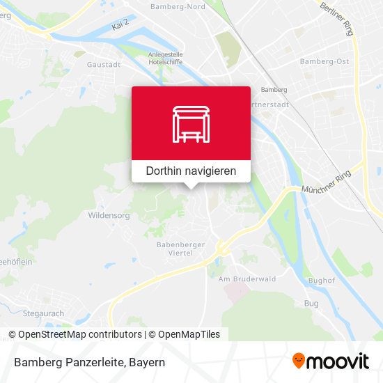 Bamberg Panzerleite Karte