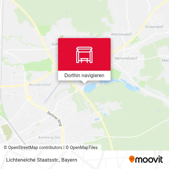 Lichteneiche Staatsstr. Karte