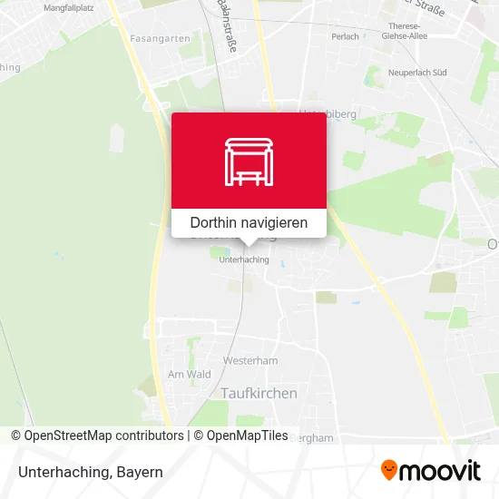 Unterhaching Karte