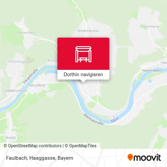 Faulbach, Haaggasse Karte