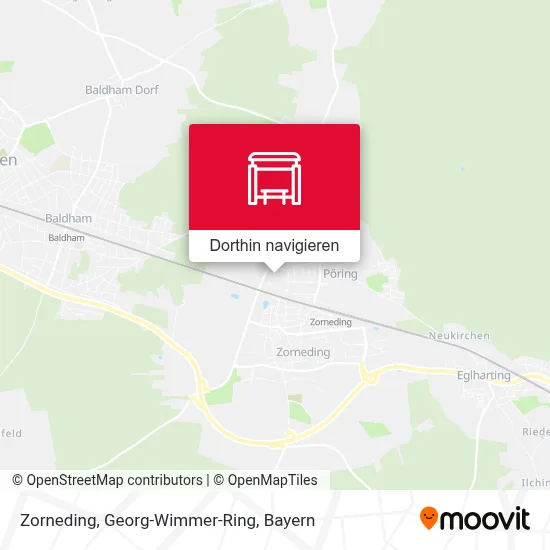 Zorneding, Georg-Wimmer-Ring Karte