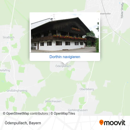 Ödenpullach Karte