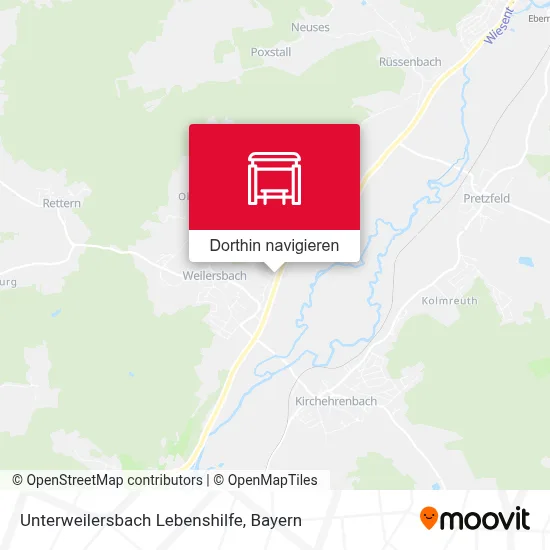 Unterweilersbach Lebenshilfe Karte
