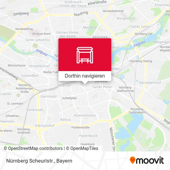 Nürnberg Scheurlstr. Karte