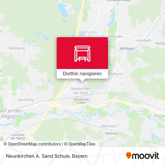 Neunkirchen A. Sand Schule Karte