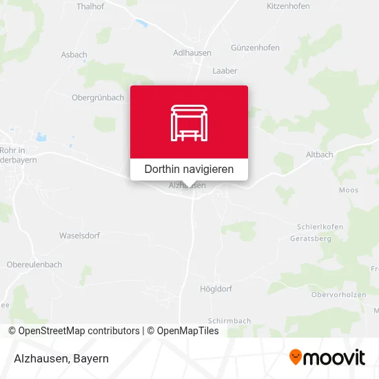 Alzhausen Karte