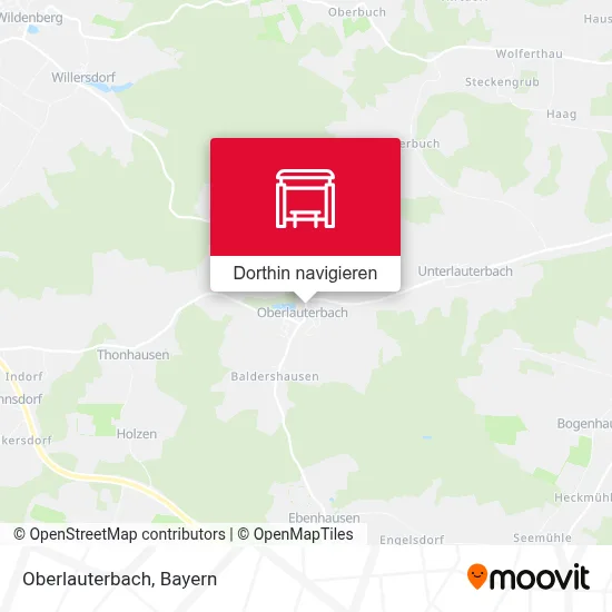 Oberlauterbach Karte