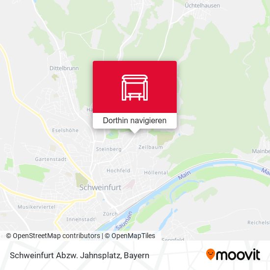Schweinfurt Abzw. Jahnsplatz Karte