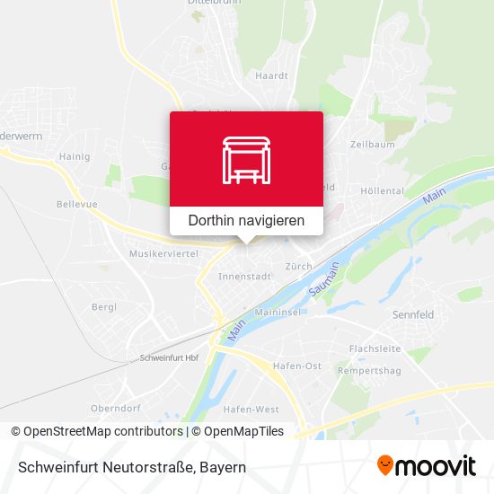 Schweinfurt Neutorstraße Karte