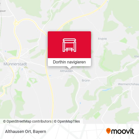 Althausen Ort Karte