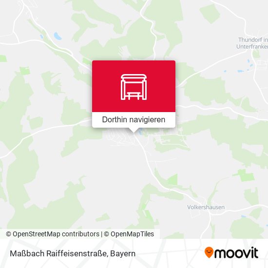 Maßbach Raiffeisenstraße Karte