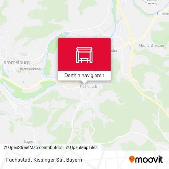 Fuchsstadt Kissinger Str. Karte