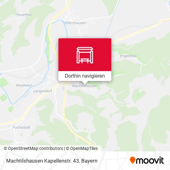 Machtilshausen Kapellenstr. 43 Karte