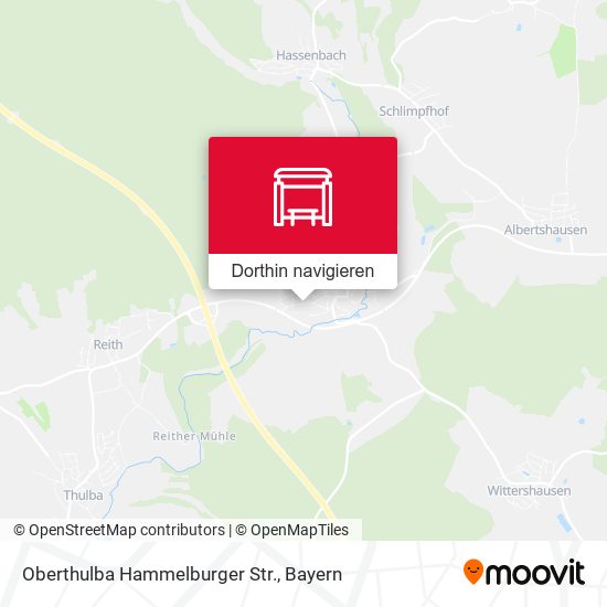 Oberthulba Hammelburger Str. Karte