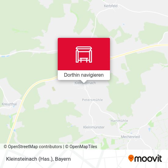 Kleinsteinach Obere Dorfstr. Karte