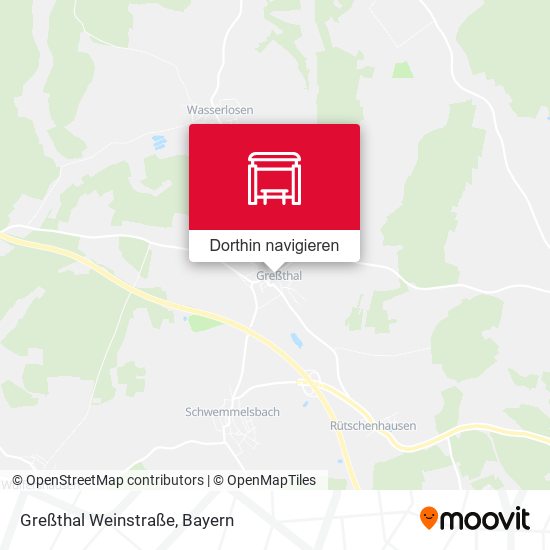 Greßthal Weinstraße Karte