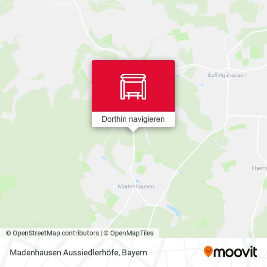 Madenhausen Aussiedlerhöfe Karte
