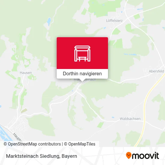Marktsteinach Siedlung Karte