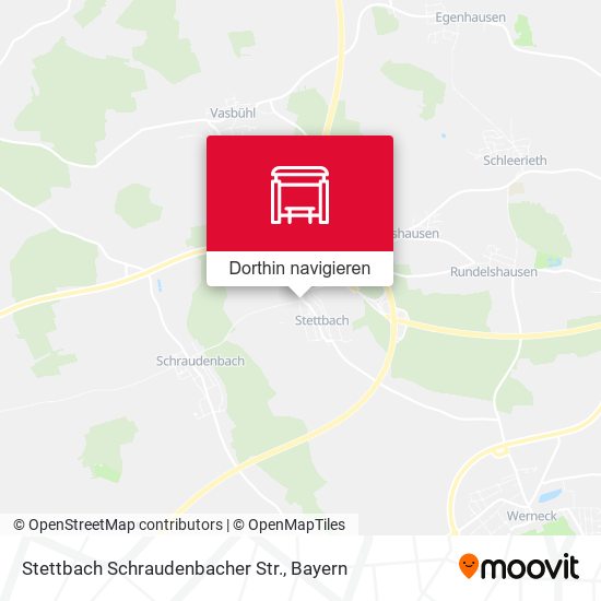 Stettbach Schraudenbacher Str. Karte