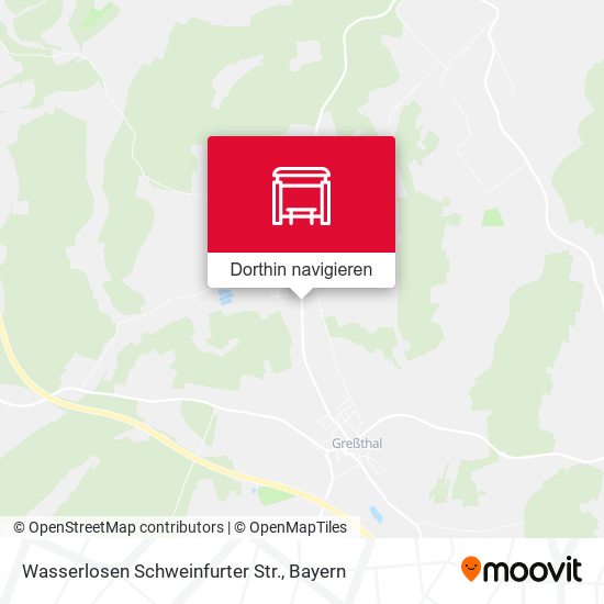 Wasserlosen Schweinfurter Str. Karte