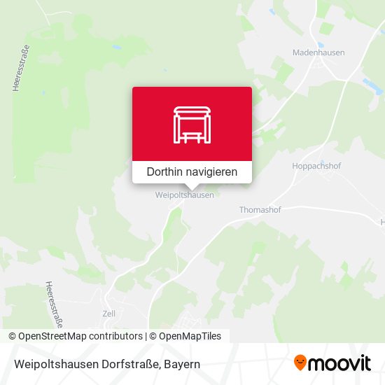 Weipoltshausen Dorfstraße Karte