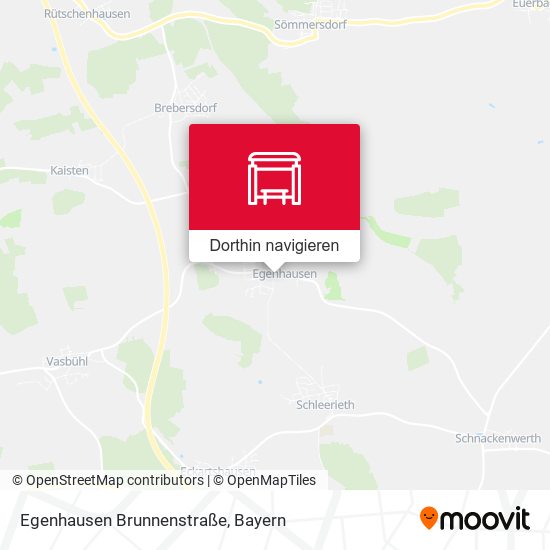 Egenhausen Brunnenstraße Karte