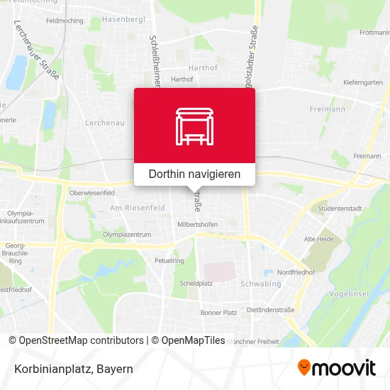 Korbinianplatz Karte