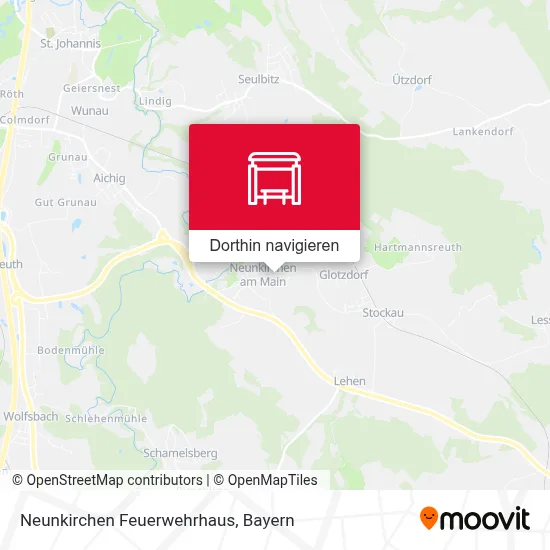 Neunkirchen Feuerwehrhaus Karte