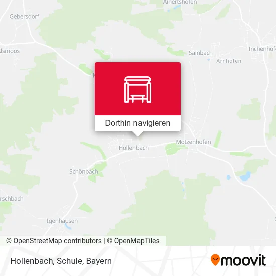 Hollenbach, Schule Karte