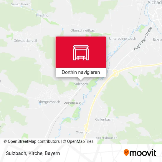 Sulzbach, Kirche Karte