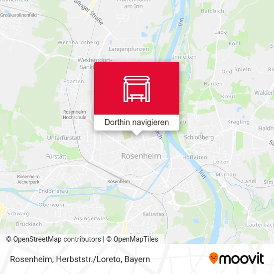 Rosenheim, Herbststr./Loreto Karte